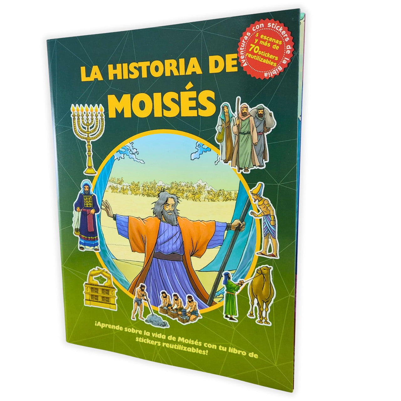 La Historia De Moises Para Ninos. (Aventuras Con Stikers De La Biblia)