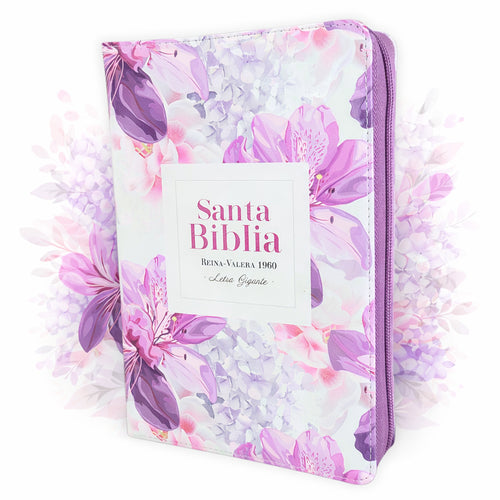 Santa Bivblia Reina - Valera 1960 (Cierre, Indice, Floral, 14 Puntos)