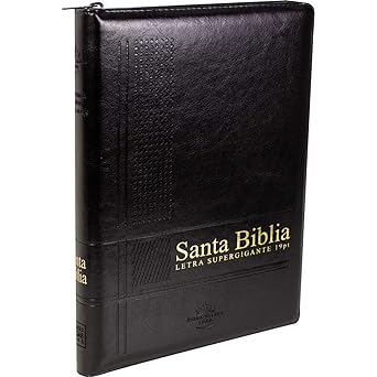 Santa Biblia Reina - Valera 19860 (Piel, Negro, Indice Letra Sueper Gigante