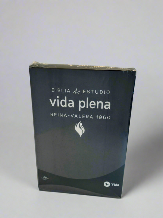 Biblia de Estudio Vida Plena RVR60, Con Indice, Piel