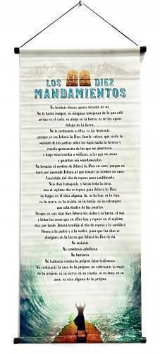 Pergamino De Los Diez Mandamientos