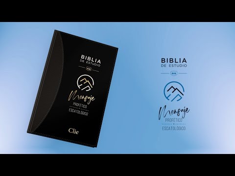 Biblia de Estudio del Mensaje Profético y Escatológico, RVR, Con Indice, Piel
