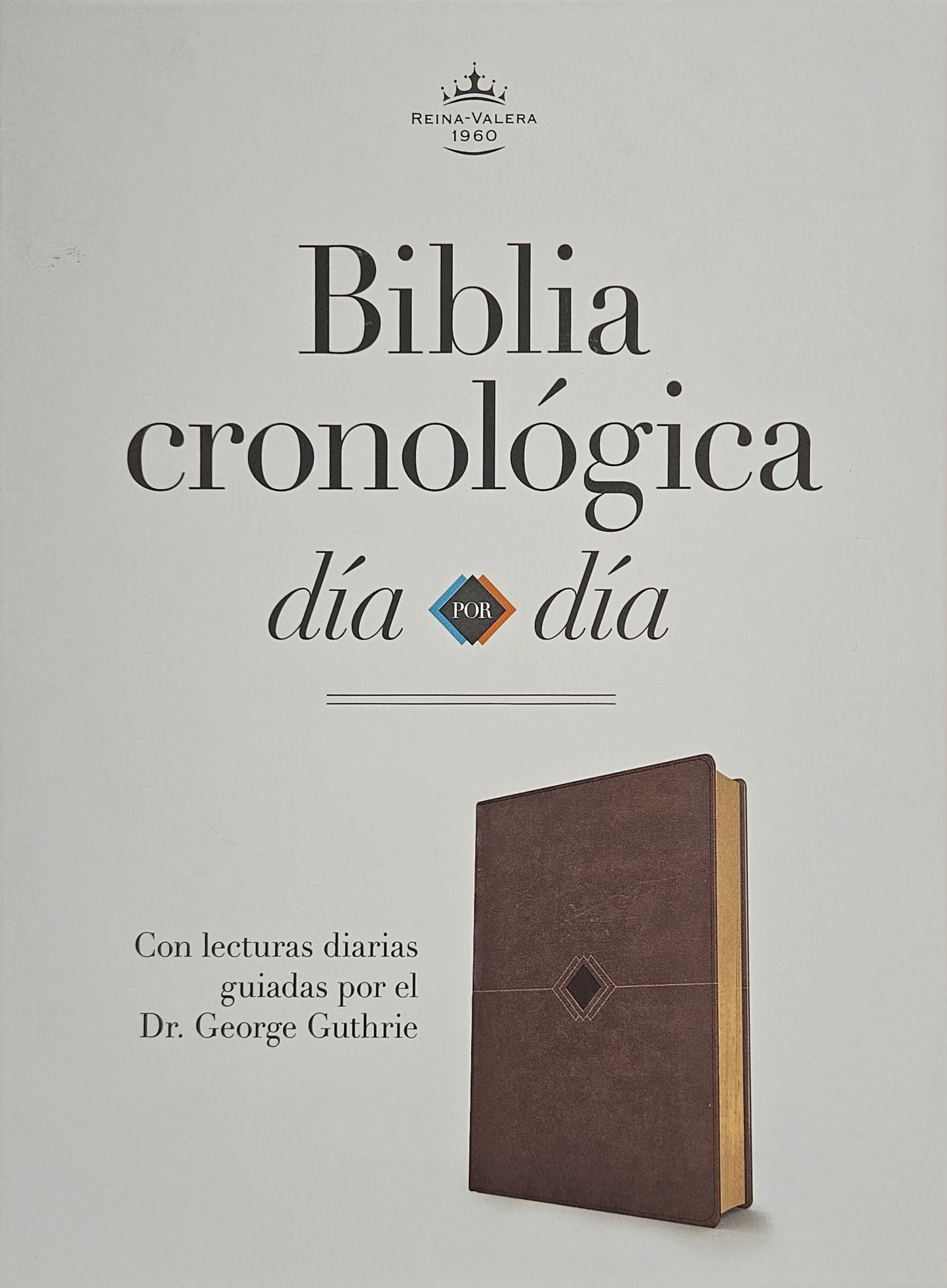 Biblia Cronologica Dia Por Dia RVR1960, Simil Piel (Marron)