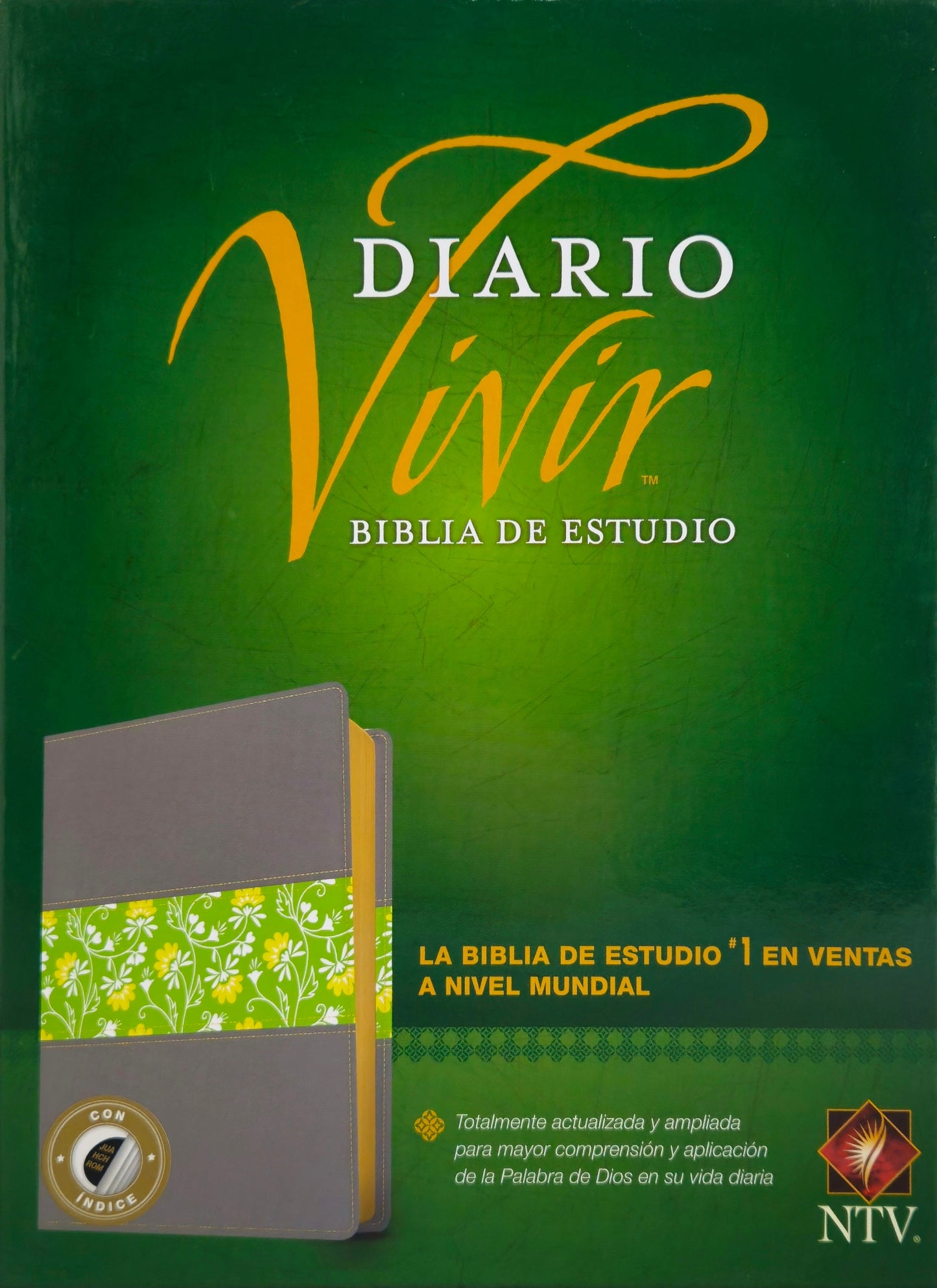 Biblia de Estudio del Diario Vivir NTV, Con Indice, SentiPiel