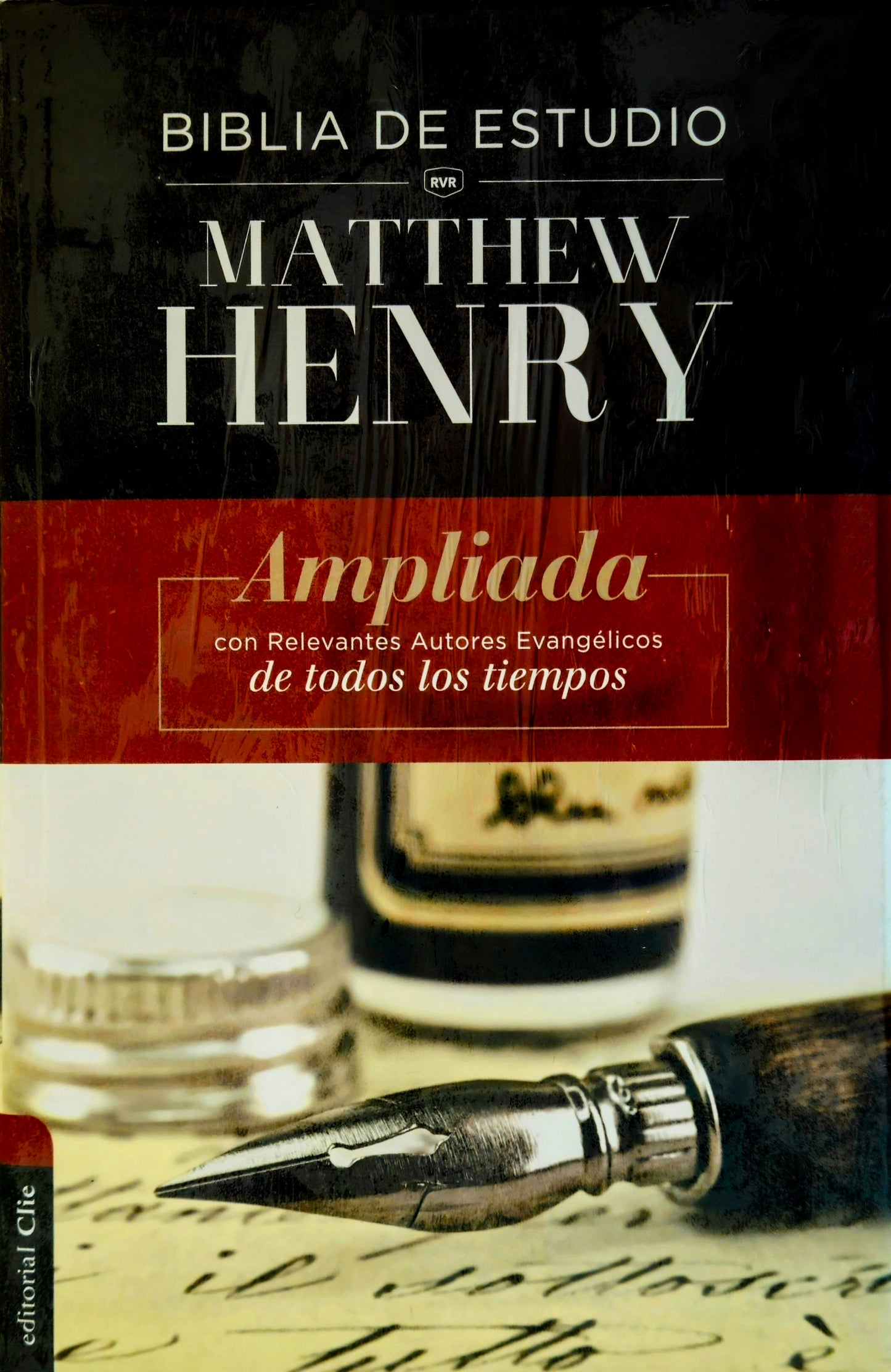 Biblia de Estudio Matthew Henry RVR, Con Indice, Tapa Dura