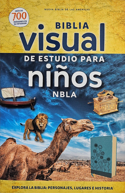 Biblia Visual De Estudio Para Niños NBLA, Piel