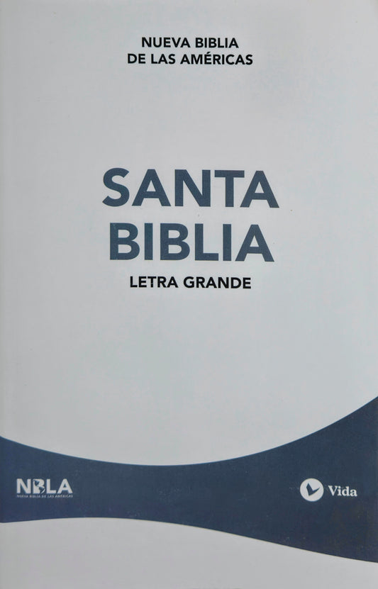 Santa Biblia Economica, Letra Grande NBLA, Tapa Blanda