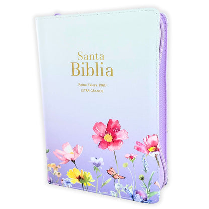 Santa Biblia Reina - Valera 1960 (Tamano Manual, Letra Grande 11 Puntos, Cierre e Indice)
