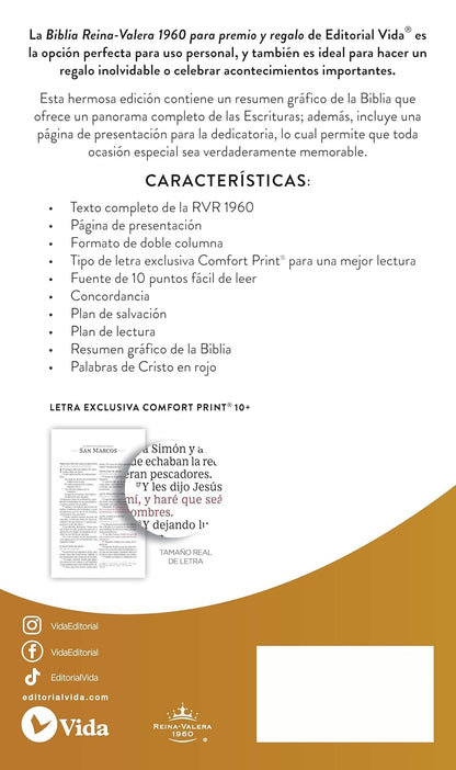 Santa Biblia Reina - Valera 1960 (Tapa Dura, Para Iglesia)