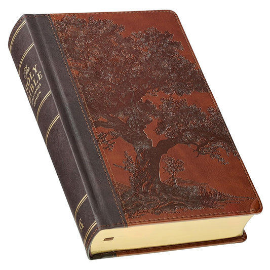 KJV Holy Bible, Giant Print Standard Size Red Letter Edition, Thumb Index Tabs & Ribbon Marker, King James Version