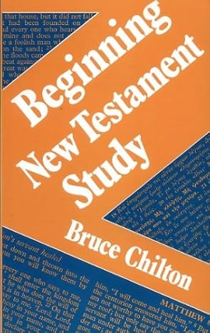 Beginning New Testament Study