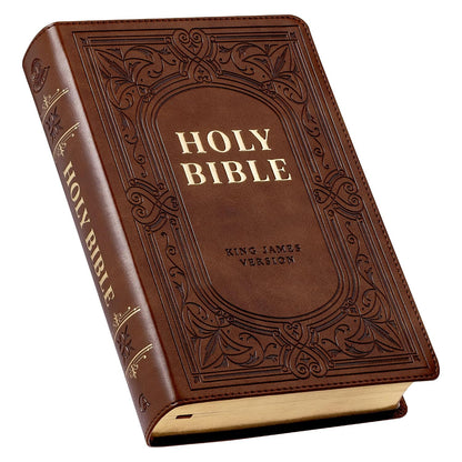 KJV Holy Bible, Giant Print Standard Size Faux Leather Red Letter Edition
