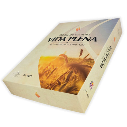 Santa Biblia De Estudio Vida Plena  Reina - Valera 1960 (Color Cafe, Actualizada y Ampliada)