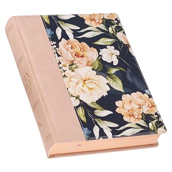 KJV Holy Bible, Large Print Note-taking Bible, Vegan Leather Hardcover