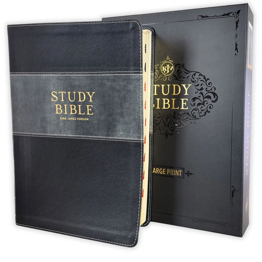 KJV Study Bible with Large Print and Thumb Index,