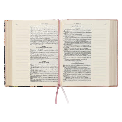 KJV Holy Bible, Large Print Note-taking Bible, Vegan Leather Hardcover