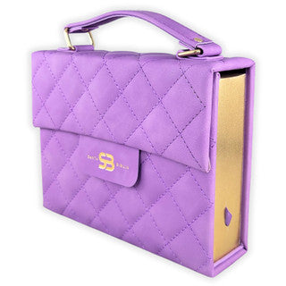 Santa Biblia Con Broche Magnetico y Asa. Elegante Para mujer. Delux bag Lila