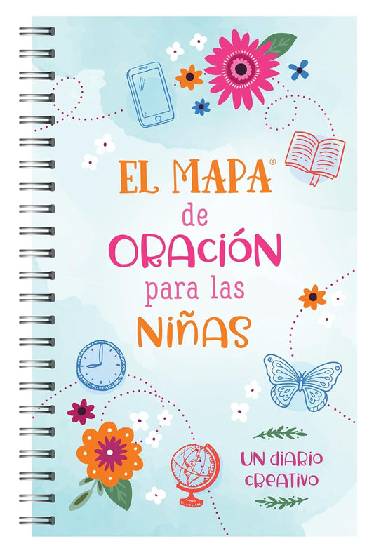 El Mapa De Oraciones Para Las Ninas (Un Diario Creativo)