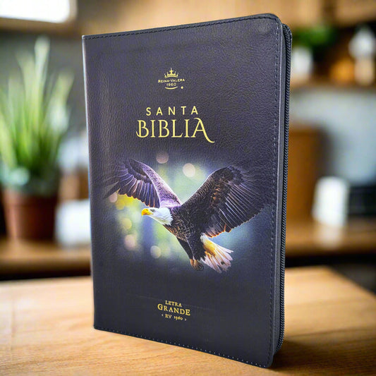 Santa Biblia Reina Valera 1960 (Letra Grande, Forro y Cierre)
