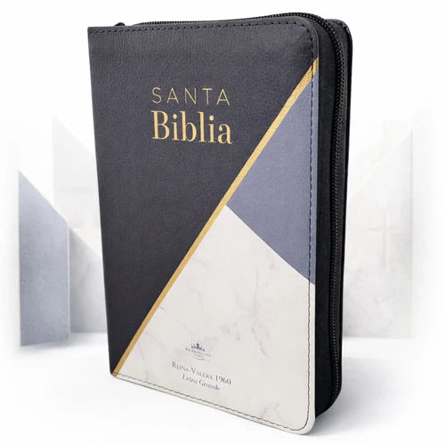 Santa Biblia Reina- Valera 1960 (Cierre, Tricolor, Indice, Portatil)