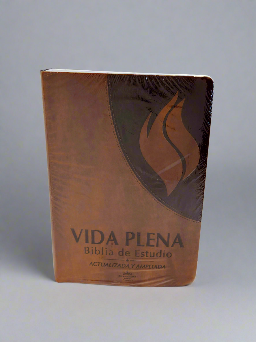 Biblia de Estudio Vida Plena RVR1960, Con Indice, Piel