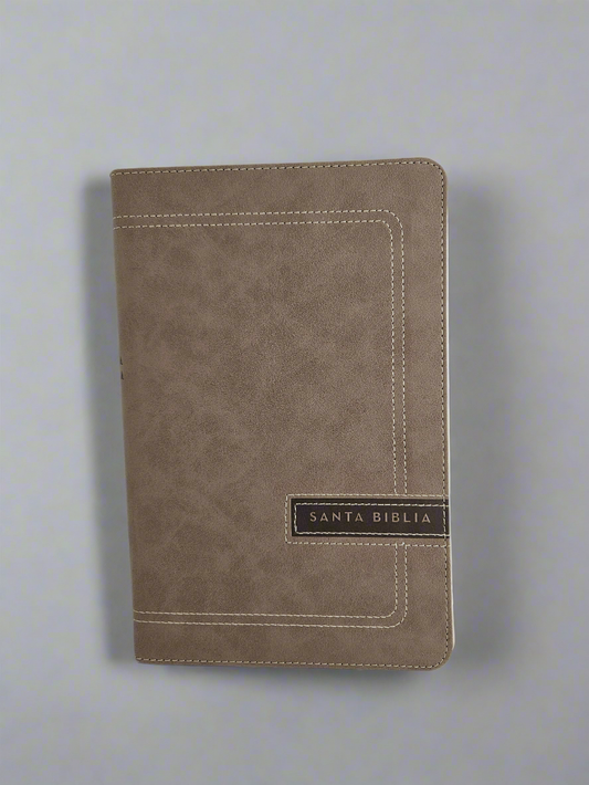 Santa Biblia Ultrafina NBLA, Letra Grande, Piel (Beige)