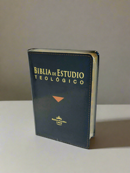 Biblia de Estudio Teologico RVR1960, Piel (Tam. Manual)