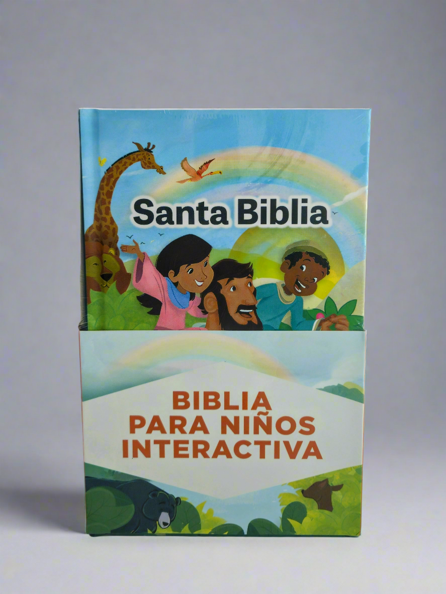 Biblia Para Niños Interactiva RVR60, Tapa Dura