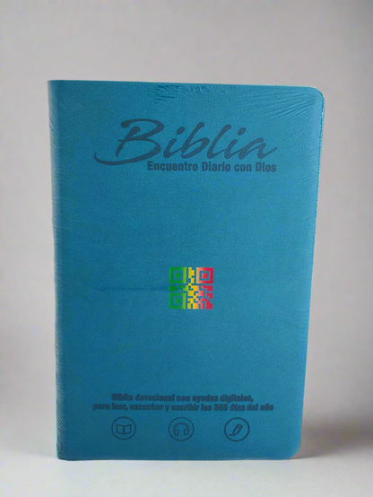 Biblia Encuentro Diario con Dios, Reina Valera Contemporanea, Piel