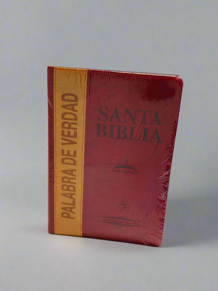 Santa Biblia Palabra de Verdad, Letra Grande RVR1960, Con Indice, Piel