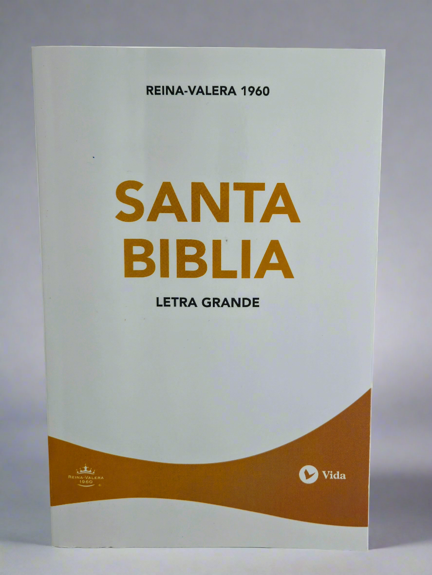 Santa Biblia RVR1960, Letra Grande, Tapa Blanda