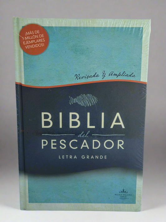 Biblia del Pescador Letra Grande RVR1960, Tapa Dura