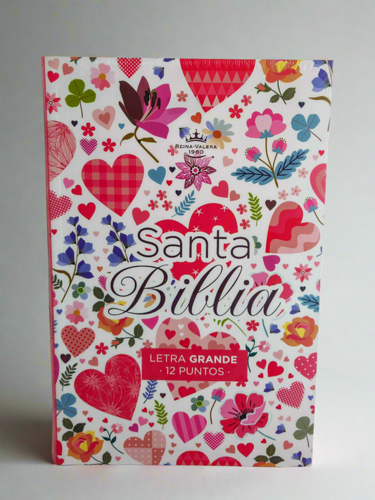 Santa Biblia RVR1960, Letra Grande, Con Indice, Tapa Flexible