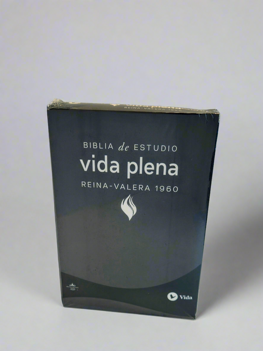 Biblia de Estudio Vida Plena RVR60, Con Indice, Piel