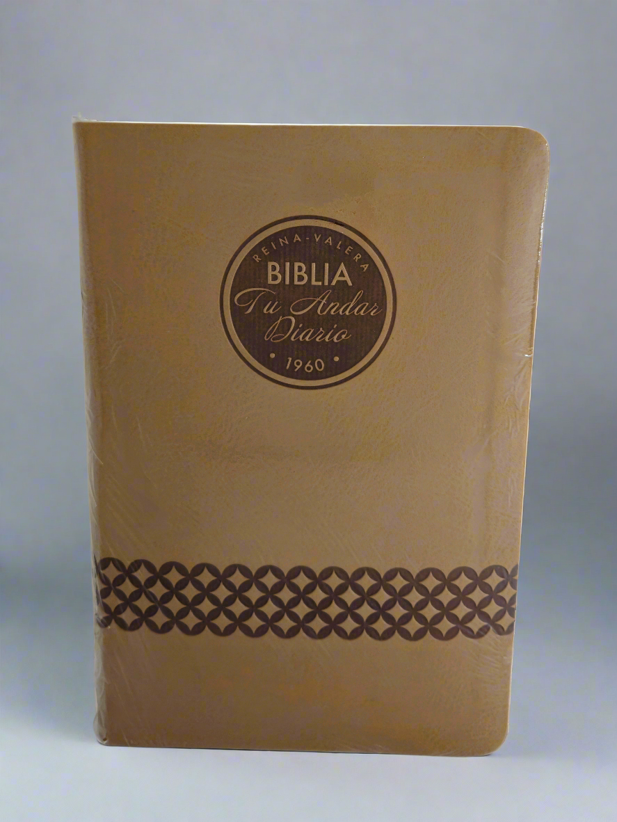 Biblia Tu Andar Diario RVR1960, Piel Especial (Almendra)