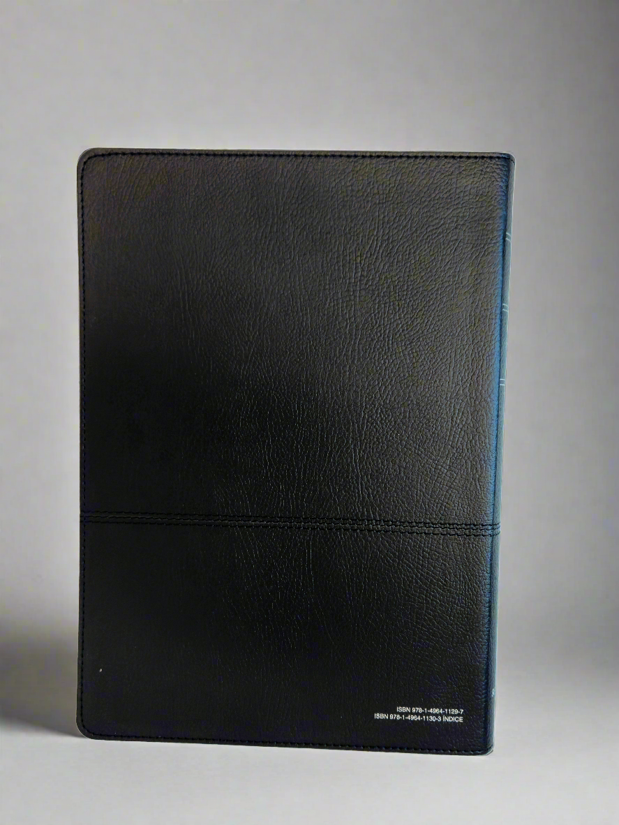 Biblia de Estudio del Diario Vivir RVR1960, Con Indice, SentiPiel (Negro/onice)