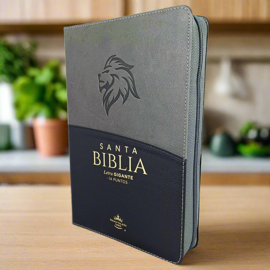 Santa Biblia Reina Valera 1960. Piel, Cierre, Indice
